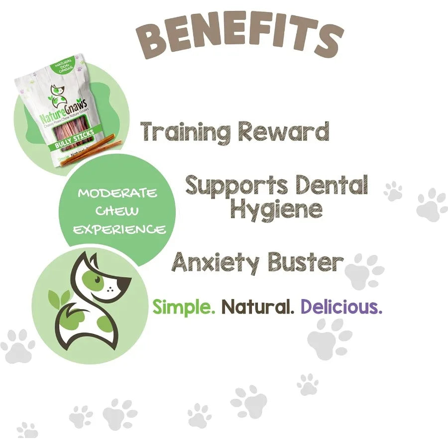 Extra Thin Bully Sticks for Small Dogs 56 50 Count Long Lasting for Light Chewers and Puppies Natural Beef Dog Chew Bone